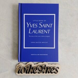 Little Book of Yves Saint Laurent Designer Coffee Table Book